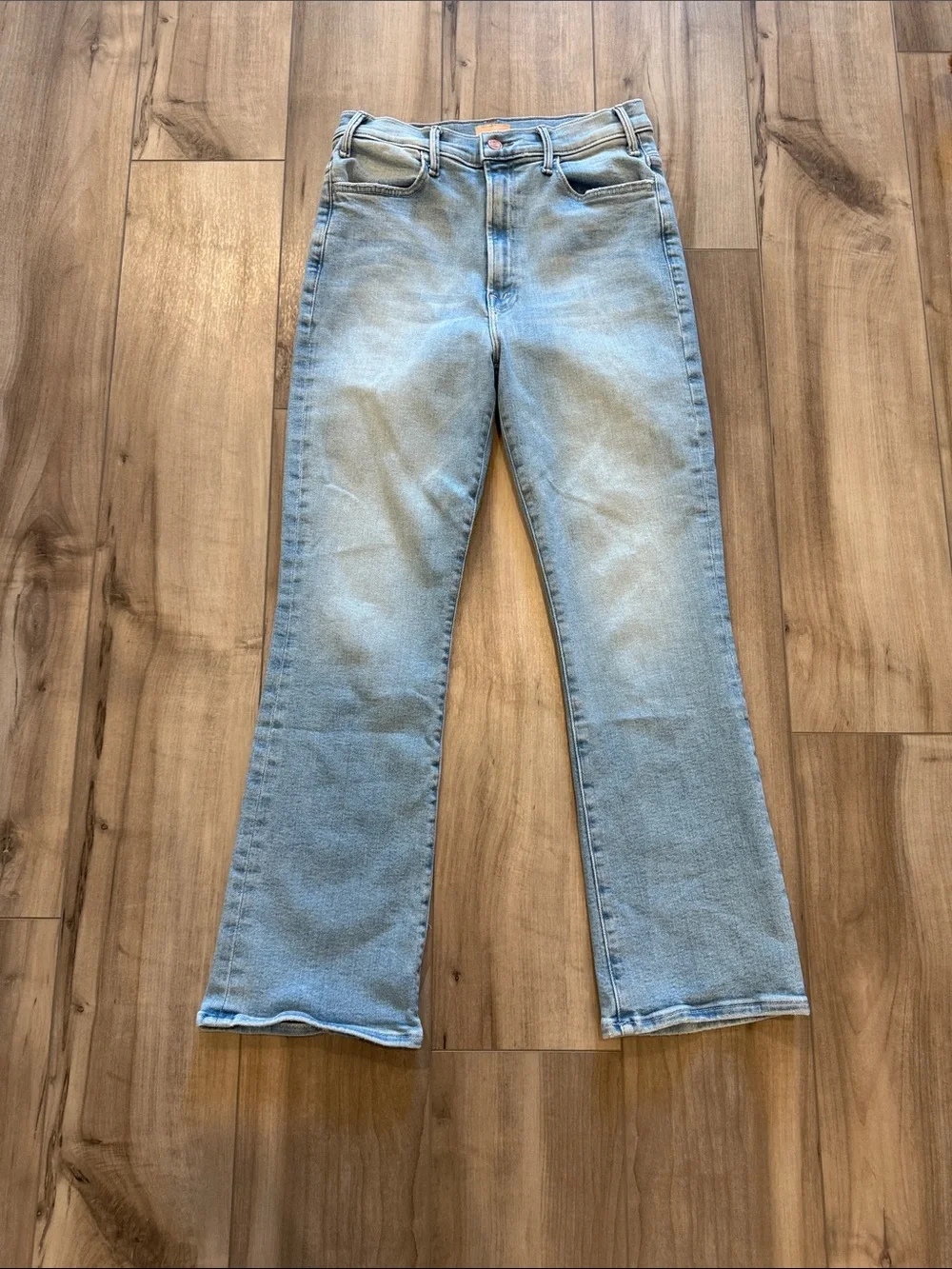 NEW MOTHER The Hustler High Rise Ankle Crop Jeans in California Cruiser Size 30 - Picture 4 of 10